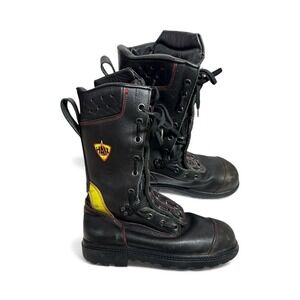 Haix Fire Flash Firefighter Safety Toe Boots Crosstech Black 8.5 EU 41 Workwear